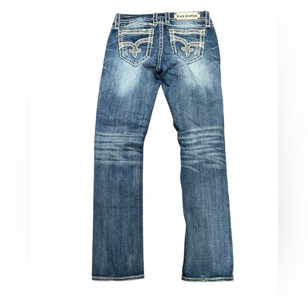 Rock Revival Jazlyn Easy Straight Women’s Size 27 x 32 Blue Jeans
